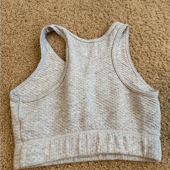 Aerie Gray Sports Bra with Racerback Design - Picture 4 of 5